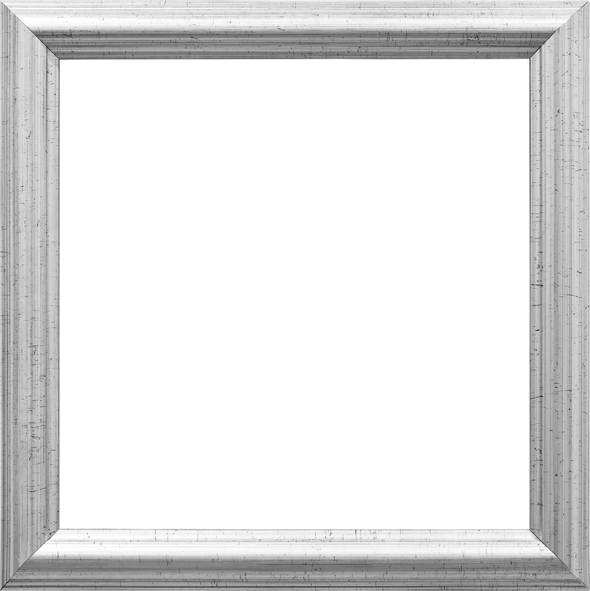 White Framework in Antique Style. Vintage Picture Frame Isolated on White Background